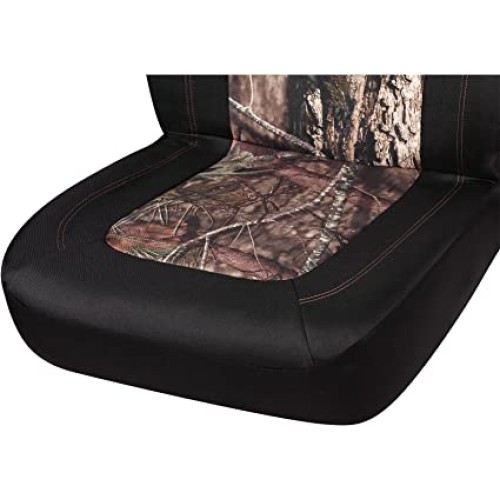 Mossy Oak Camo stoelhoezen met lage rug, gemaakt met katoenen keperstof, compatibel met airbag, universiële pasvorm voor de meeste kuipstoelen, officieel gelicentieerd product Mossy Oak Camo stoelhoezen met lage rug, gemaakt met katoenen keperstof, compatibel met airbag, universiële pasvorm voor de meeste kuipstoelen, officieel gelicentieerd product